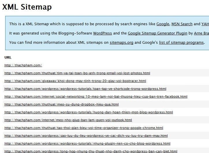 xml-sitemap