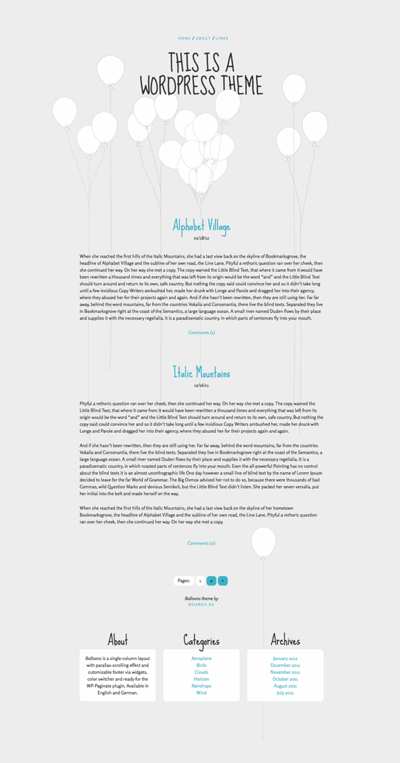 Theme wordpress miễn phí đẹp