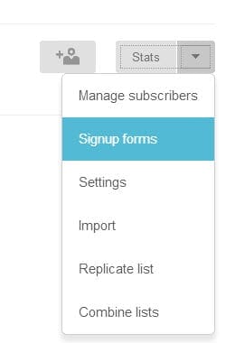 Chỉnh sửa email List