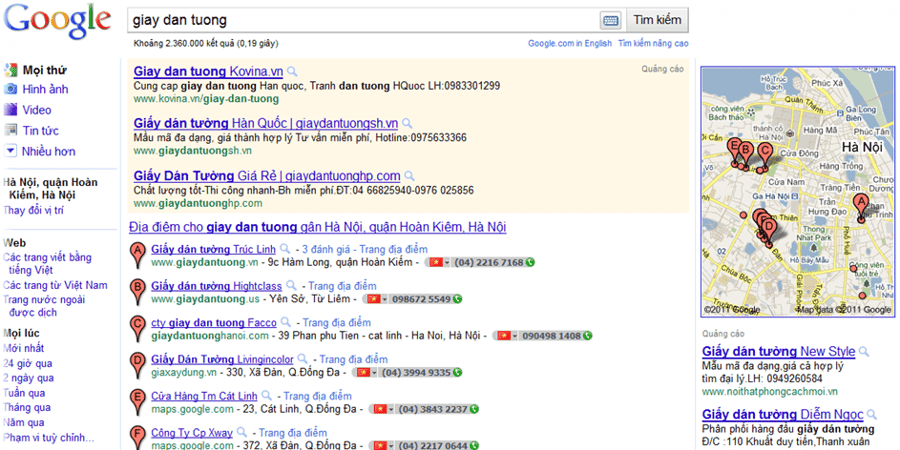 Tối ưu Google Place