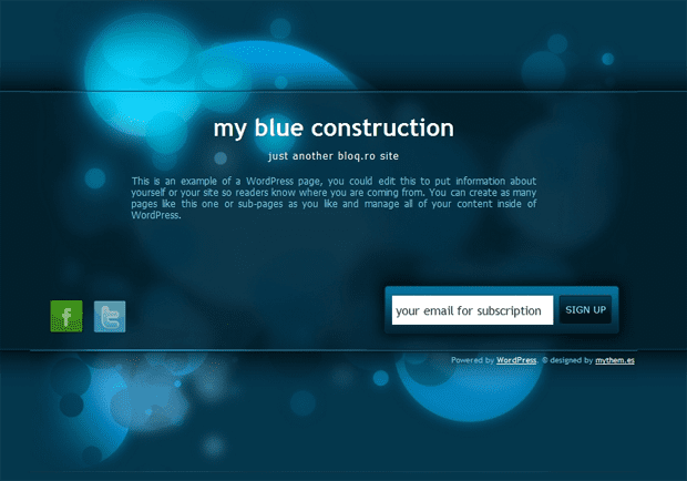 Theme làm trang construction/maintenance