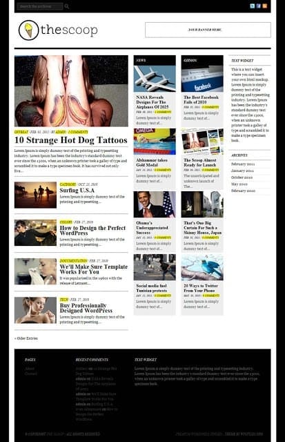 Theme WordPress tin tức miễn phí