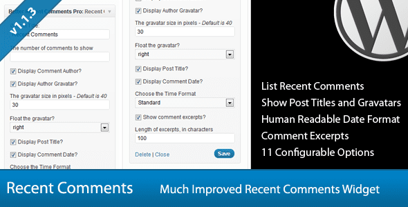 Recent Comment Pro