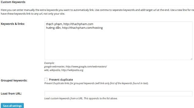 Tự động xây dựng backlink nội bộ