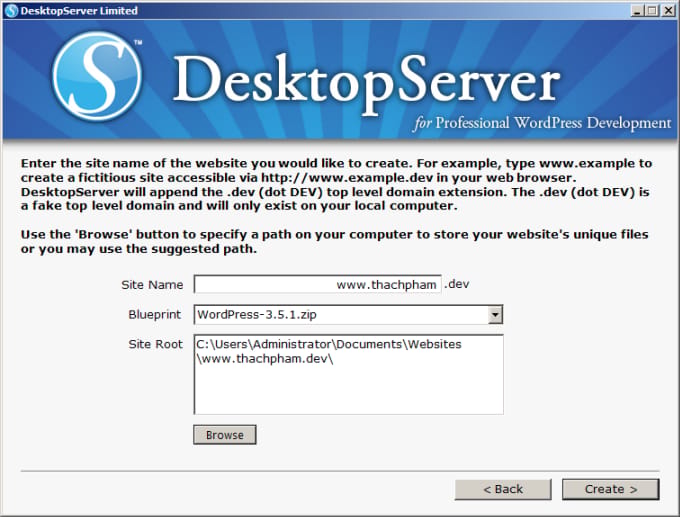 Localhost cho WordPress