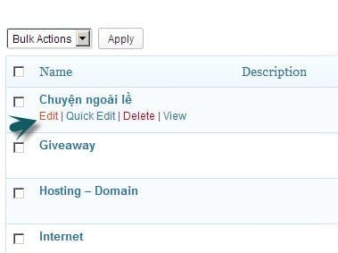 Hướng làm thông báo ở mỗi category