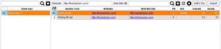 Quản lý nguồn backlink nhanh chóng