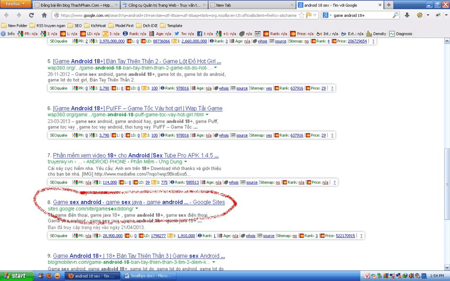 Cách SEO từ khóa với Google Site