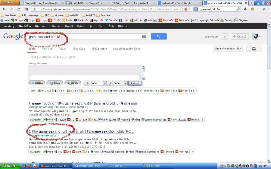 Cách SEO từ khóa với Google Site