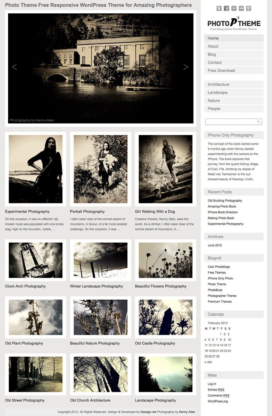 Photo-wp-theme
