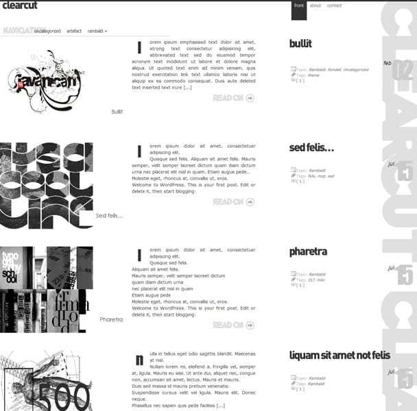 Typography Theme đẹp cho WordPress