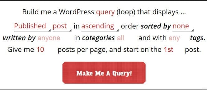 Công cụ tự sinh code cho WordPress