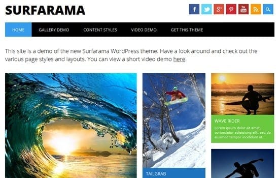 Surfarama Theme