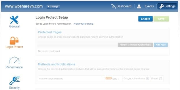 Hướng dẫn Login Protected