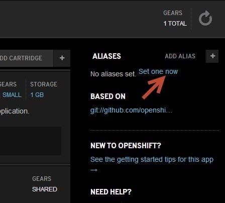 Add domain vào OpenShift