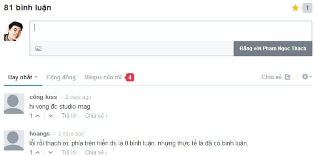 Disqus Comment