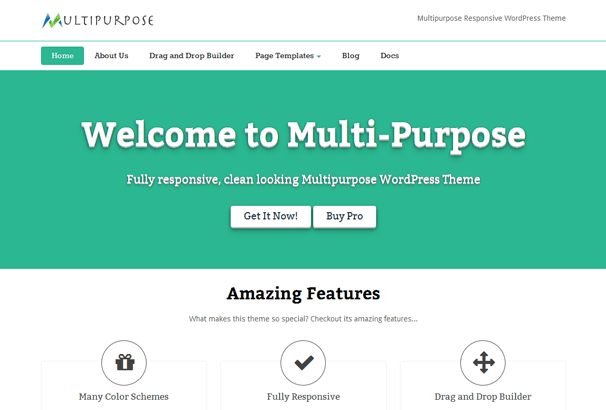 Multipurpose theme