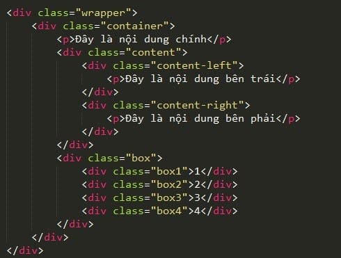 Chia cột giao diện phức tạp bằng Semantic