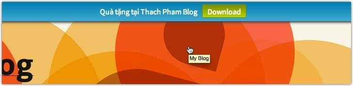 Tạo thông báo đầu website với CG Message Bar