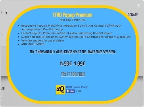 ITRO Popup  - Tạo popup quảng cáo miễn phí
