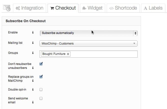 Tích hợp Mailchimp vào Woocommerce