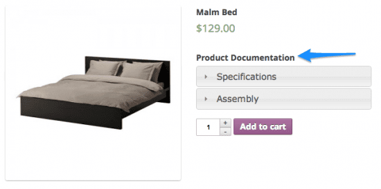 Woocommerce Product Document