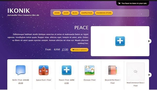 Theme miễn phí cho Woocommerce