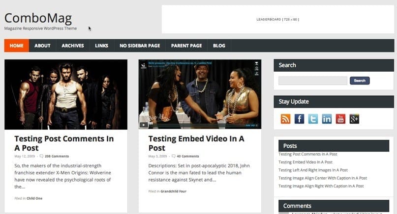 Combomag theme