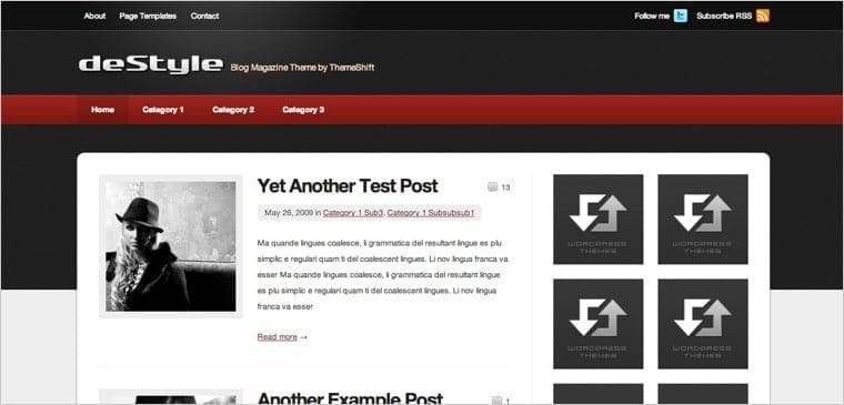 deStyle Theme