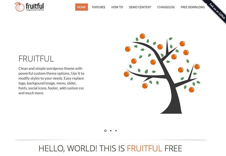 Fruitful Free Theme