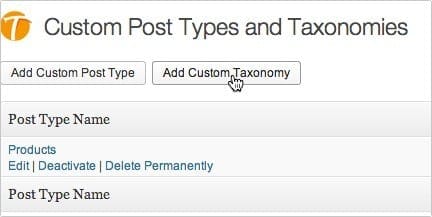 Tạo custom taxonomy