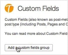 Tạo custom fields cho sản phẩm