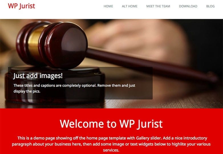 WP Jurist theme