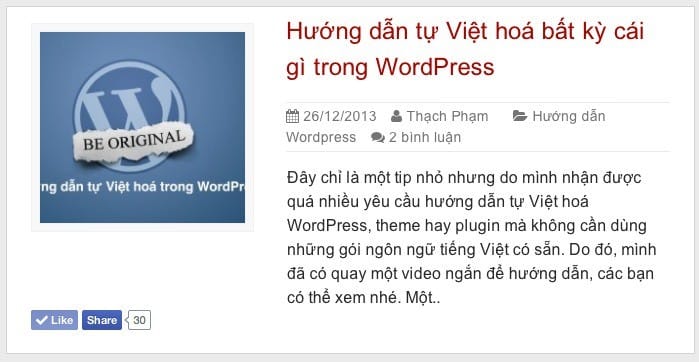 Cách lấy ảnh host bên ngoài làm ảnh thumbnail