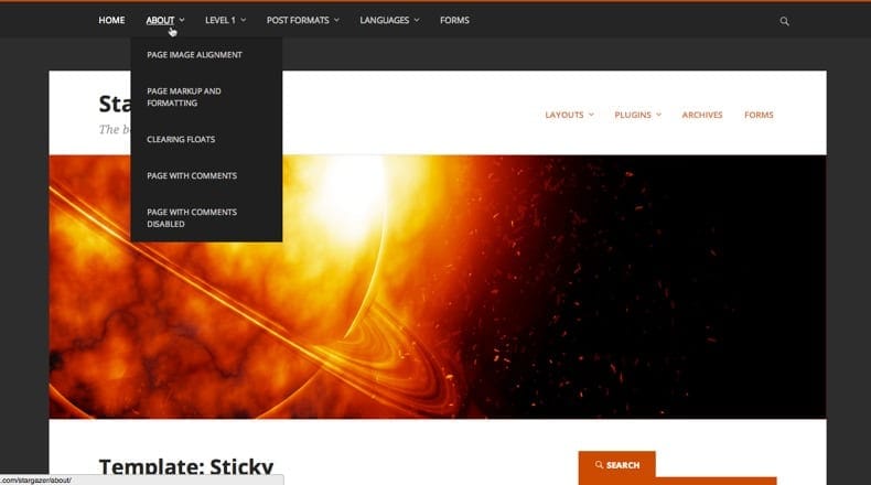 Stargazer Theme