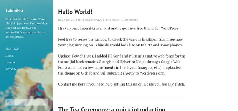 tabiniki-theme