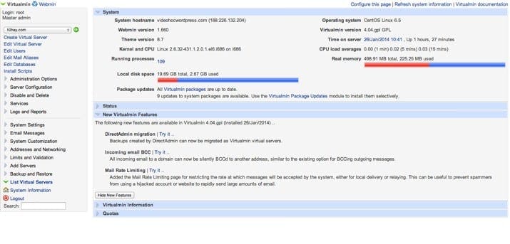 Hướng dẫn cài VitrualMin để quản lý VPS