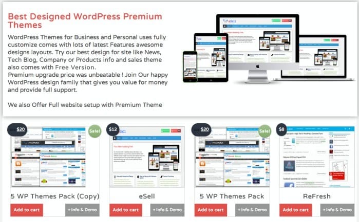 Theme cho Woocommerce miễn phí