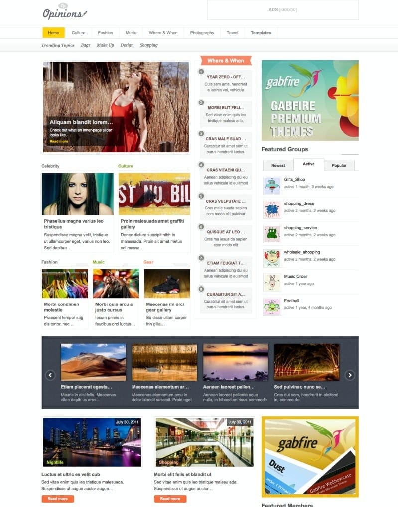 Opinions - Theme tin tức chuyên nghiệp cho WordPress