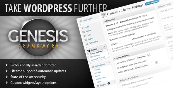 Genesis Framework - Một framework theme phổ biến