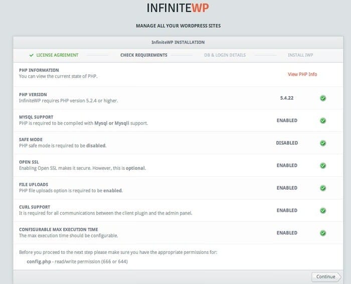 infinitewp-requirementsystem