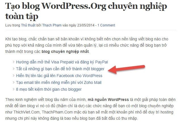 Bài liên quan ngay giữa nội dung như báo điện tử