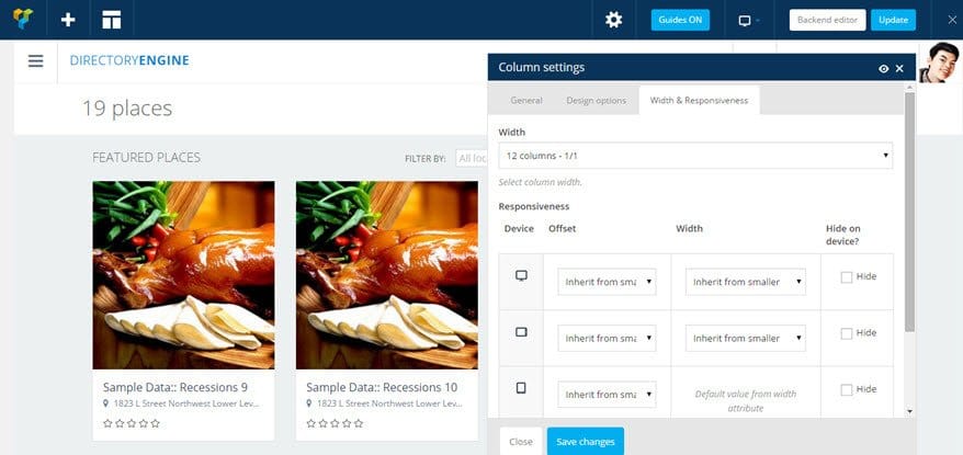Visual Composer cho phép bạn sửa ngay tại ngoài Front-end