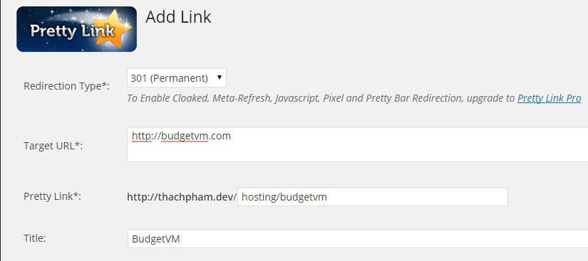 prettylink-lite