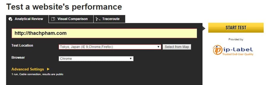 webpagetest