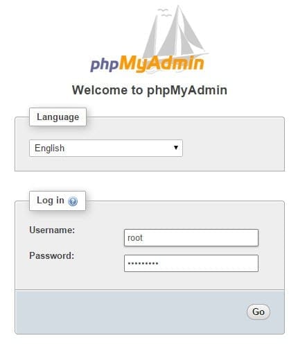 login-phpmyadmin