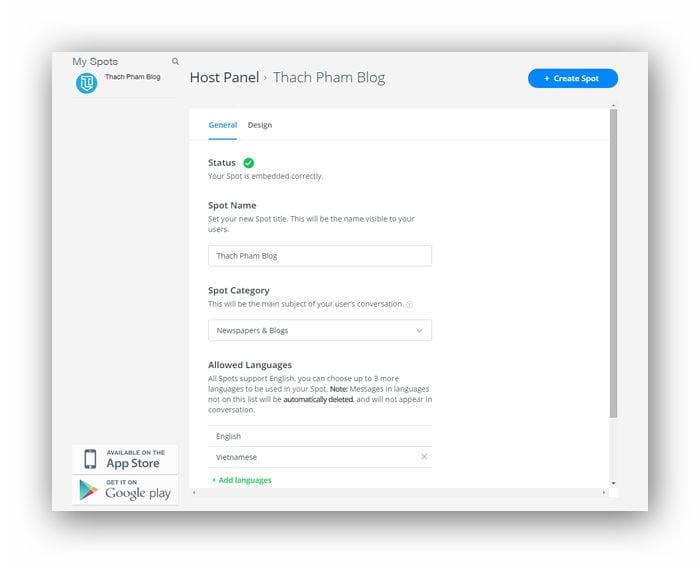Spot.Im – Live chat chuyên nghiệp cho website miễn phí