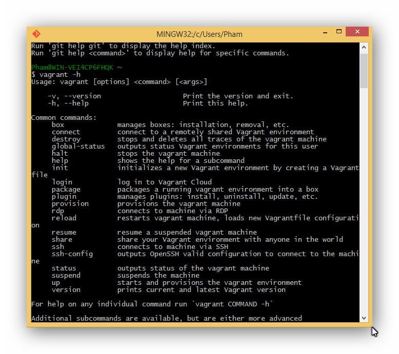 vagrant-help