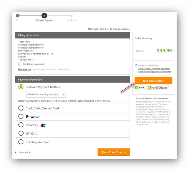godaddy-placeorder