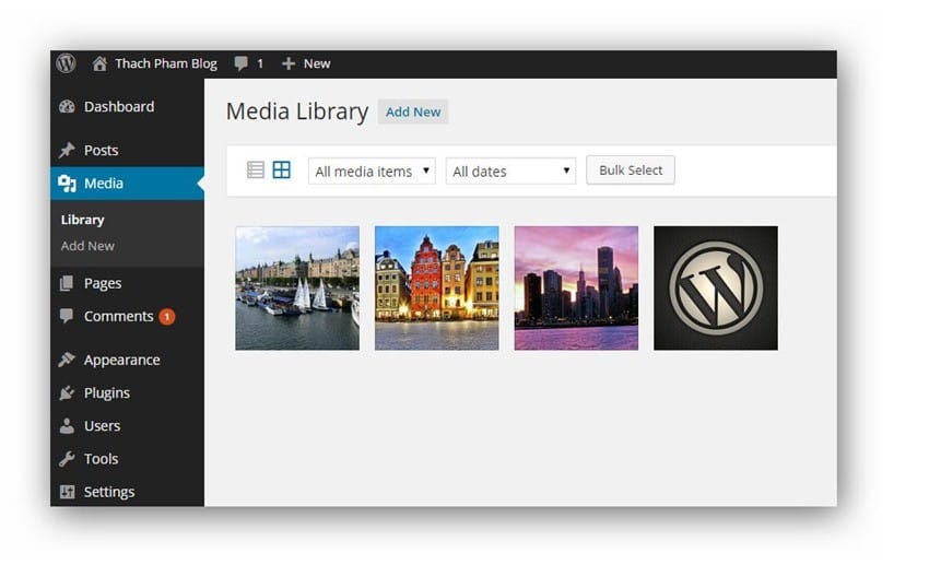 media-library-wordpress